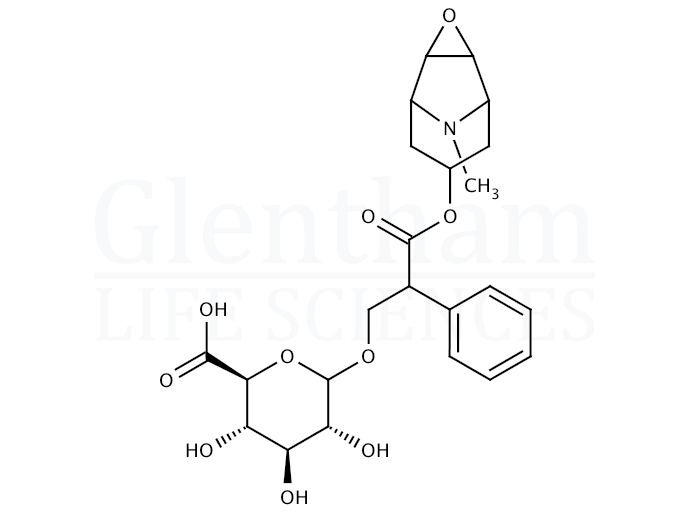 Scopolamine O-b-D-glucuronide Structure