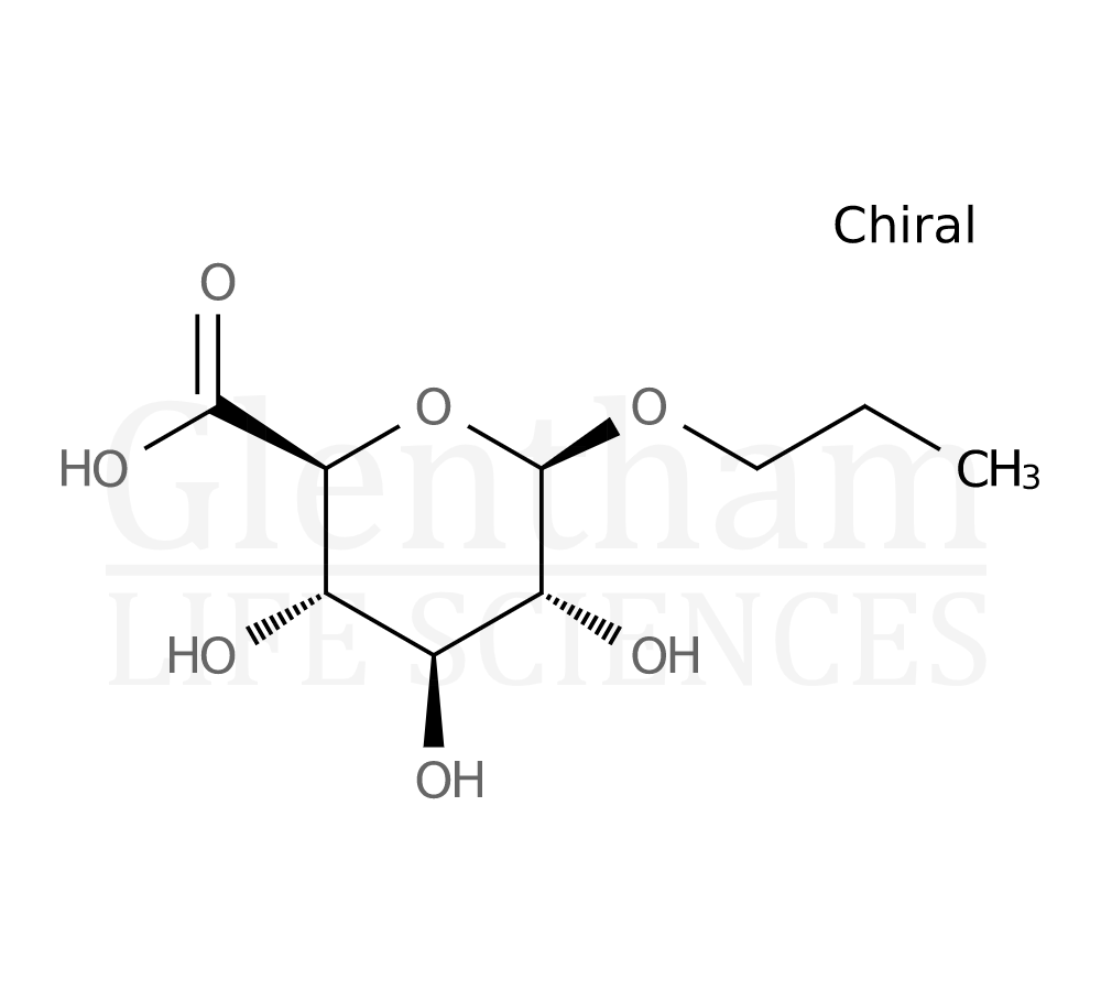 Propyl b-D-glucuronide Structure