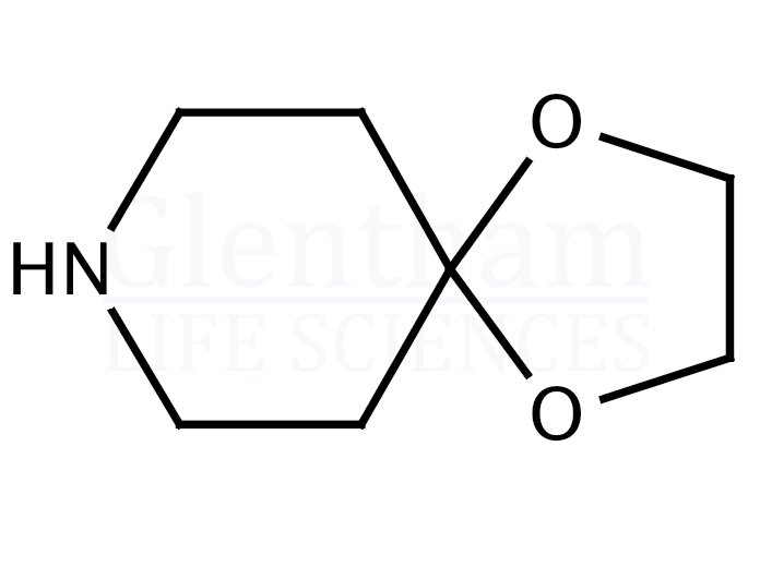 Structure for 1,4-Dioxa-8-azaspiro(4.5)decane (4-Piperidone ethylene ketal)