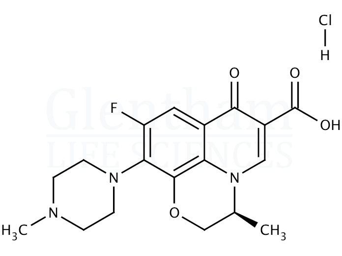 Structure for Levofloxacin hydrochloride