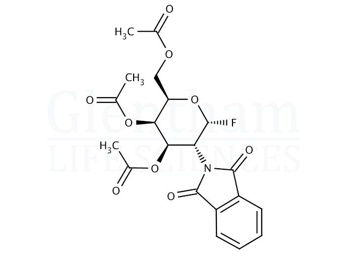 2-Deoxy-2-phthalimido-3,4,6-tri-O-acetyl-α-D-galactopyranosyl fluoride Structure