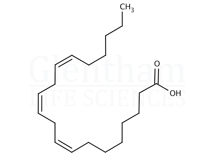 cis-8,11,14-Eicosatrienoic acid Structure