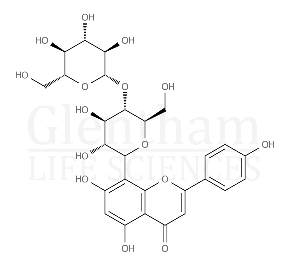 Structure for Vitexin -4''''-O-glucoside