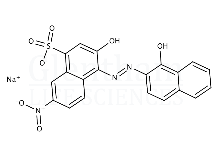 Structure for  Eriochrome Black T (C.I. 14645); ACS grade  (1787-61-7)