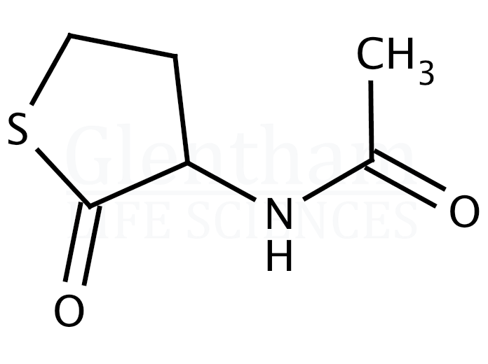 Structure for  DL-N-Acetylhomocysteine thiolactone  (1195-16-0)