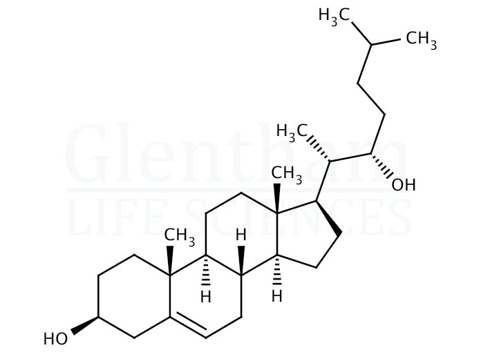 22(R)-Hydroxycholesterol Structure