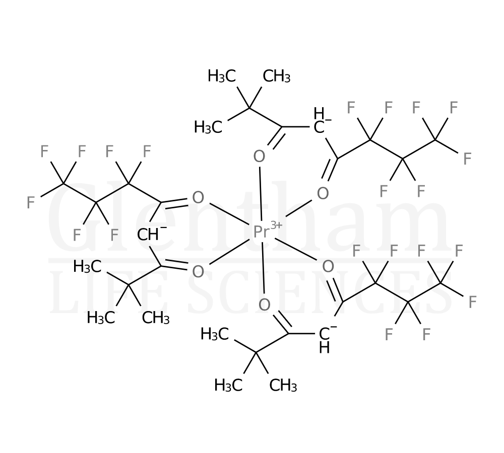 Structure for  Praseodymium-fod, 99%  (17978-77-7)