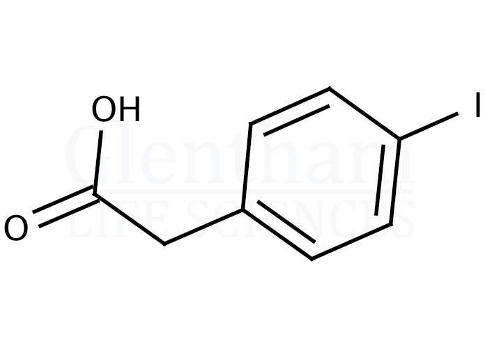Structure for 4-Iodophenylacetic acid