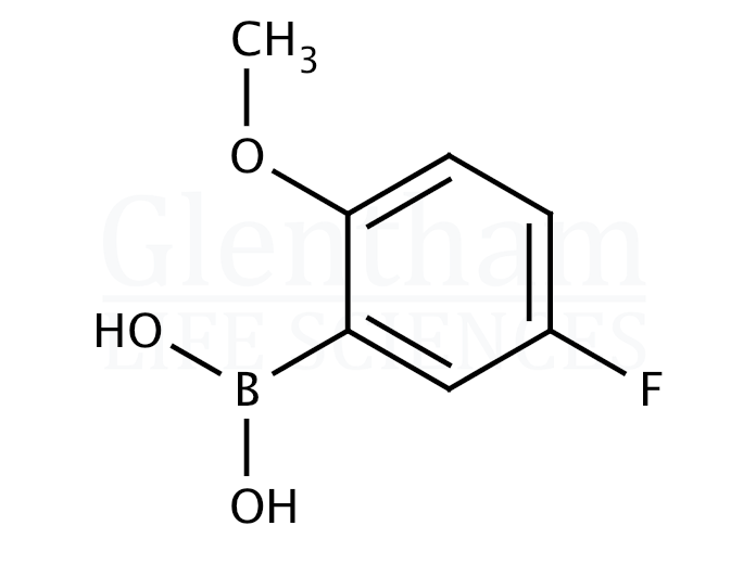 Structure for 5-Fluoro-2-methoxyphenylboronic acid