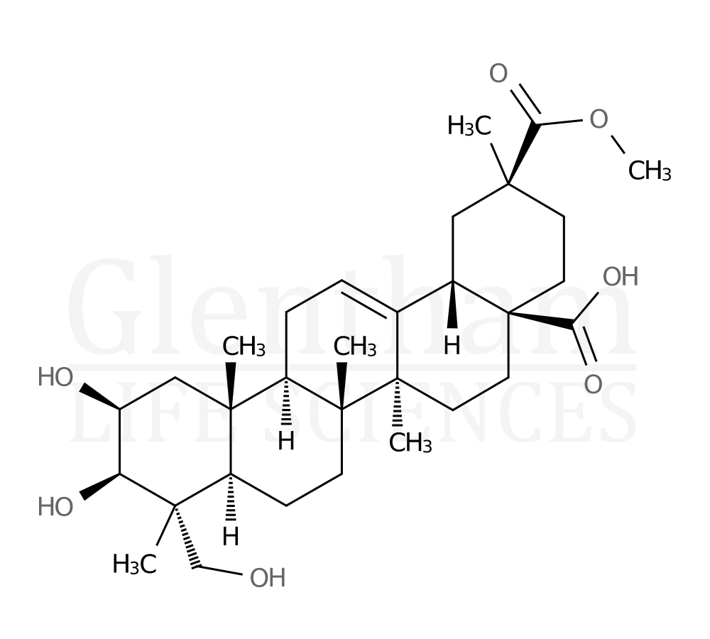 Structure for Phytolaccagenin