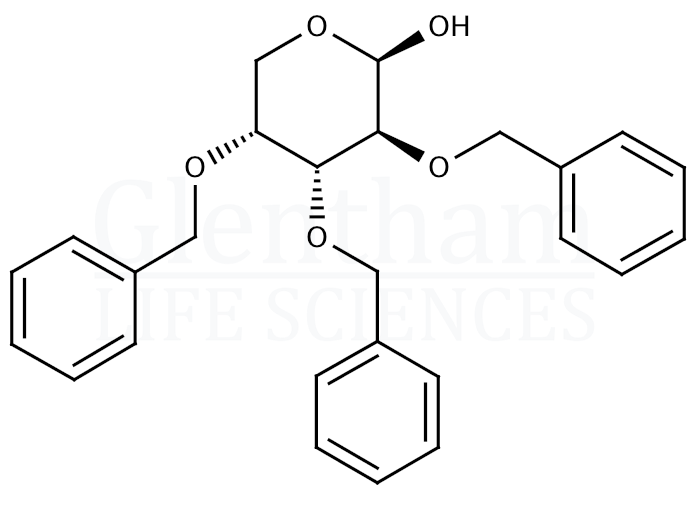 2,3,4-Tri-O-benzyl-b-D-arabinopyranose Structure