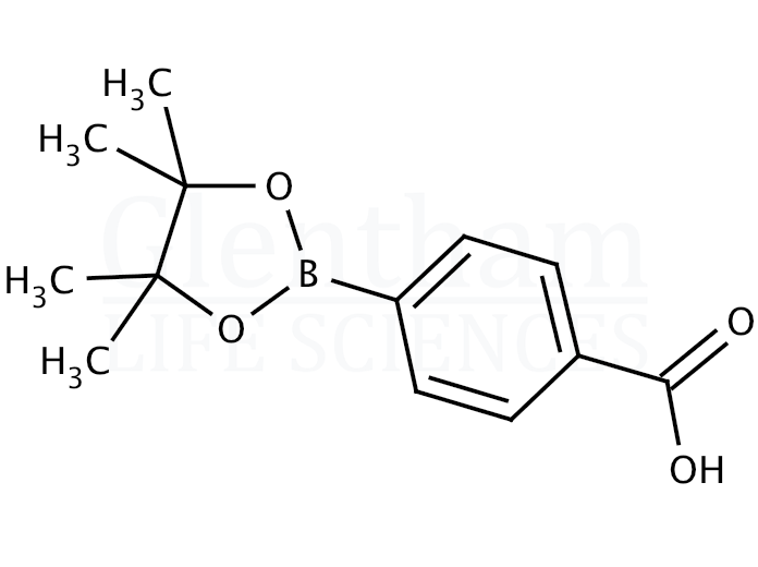 Structure for 4-Carboxyphenylboronic acid pinacol ester
