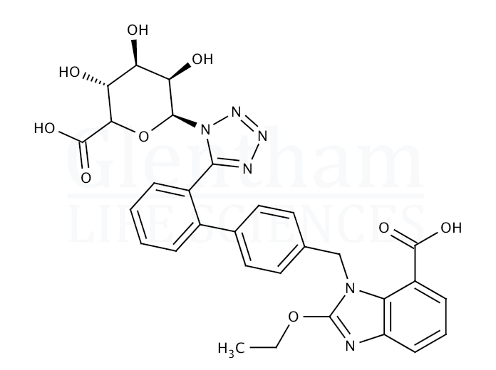 Candesartan N2-glucuronide Structure