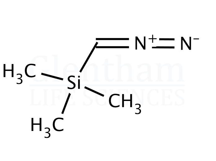 Structure for (Trimethylsilyl)diazomethane, 2.0M solution in hexanes