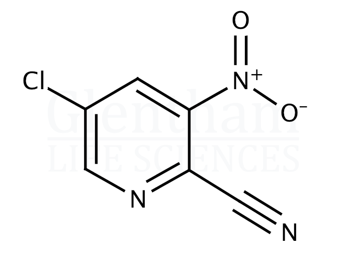 5-Chloro-2-cyano-3-nitropyridine Structure
