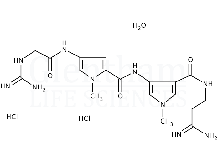Netropsin dihydrochloride hydrate Structure