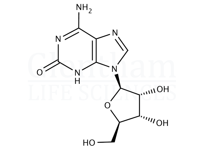 9-(b-D-Ribofuranosyl)isoguanine Structure