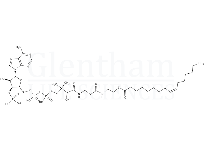 Structure for Palmitoleoyl coenzyme A lithium salt 