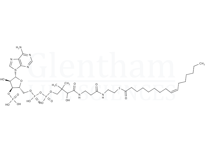 Palmitoleoyl coenzyme A lithium salt  Structure