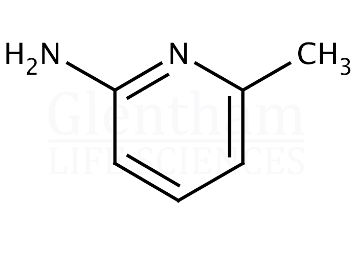 2-Amino-6-methylpyridine (2-Amino-6-picoline) Structure