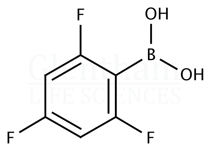 2,4,6-Trifluorophenylboronic acid Structure