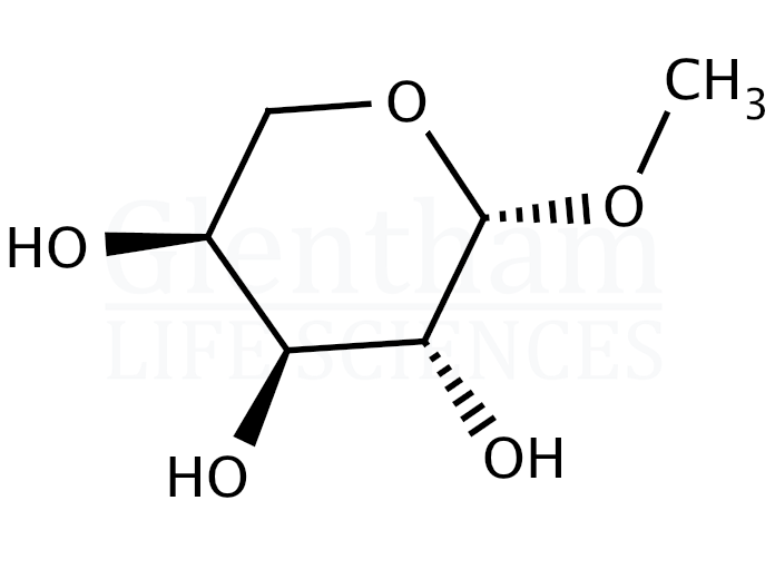 Methyl β-L-arabinopyranoside Structure