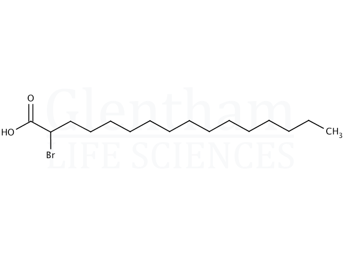 Structure for 2-Bromohexadecanoic acid