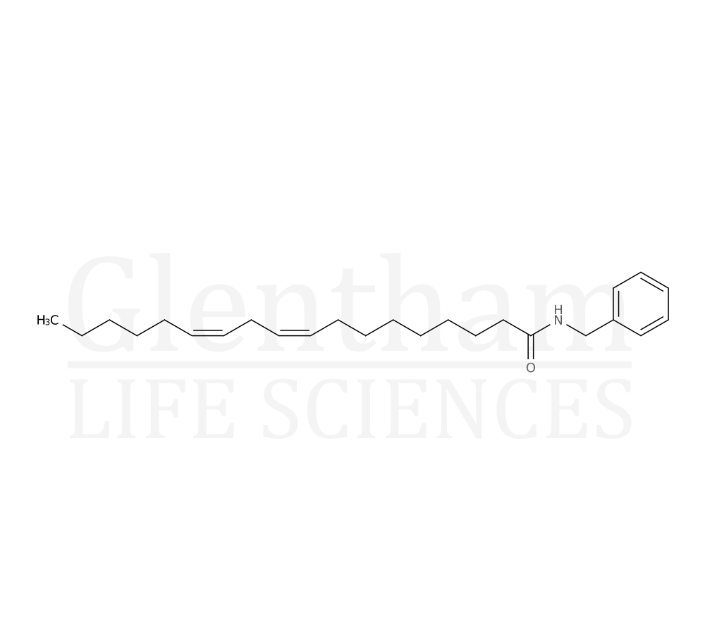 (9Z,12Z)-N-Benzyloctadeca-9,12-dienamide Structure