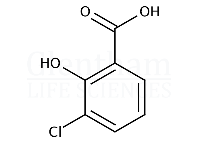 3-Chlorosalicylic acid Structure