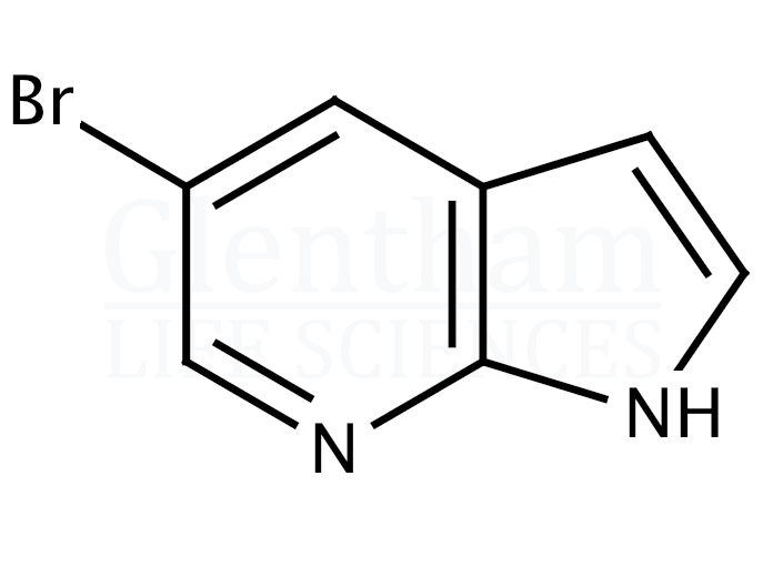 5-Bromo-1H-pyrrolo(2,3-b)pyridine Structure