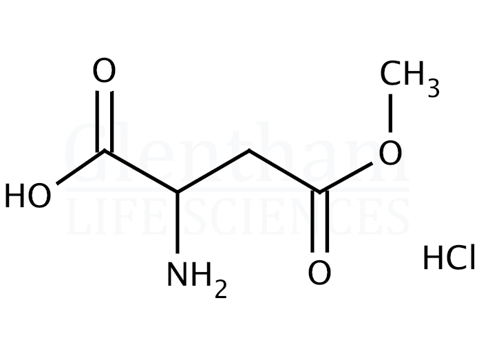 Structure for DL-Aspartic acid β-methyl ester hydrochloride