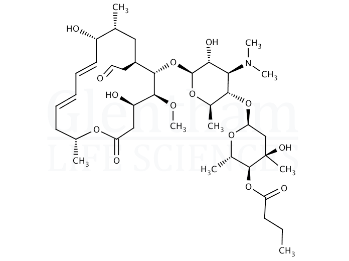 Structure for  Leucomycin A5  (18361-45-0)