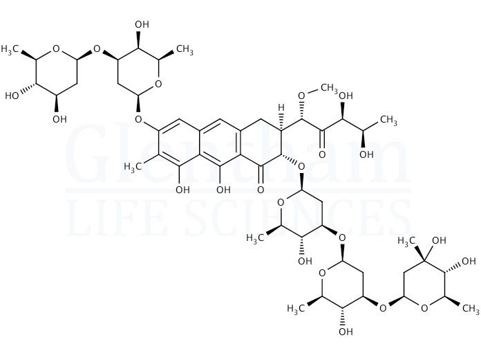 Structure for Mithramycin A (18378-89-7)