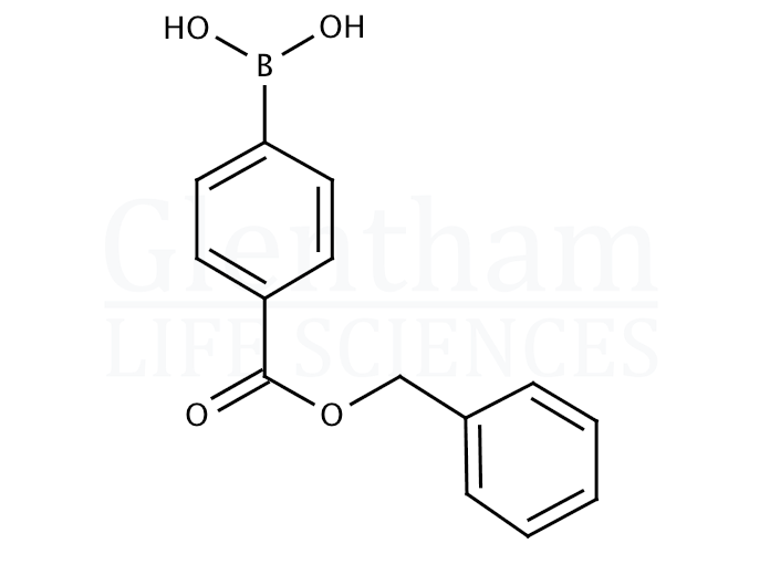 Structure for  4-Benzyloxycarbonylphenylboronic acid  (184000-11-1)