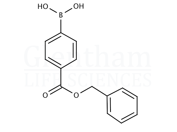 Structure for 4-Benzyloxycarbonylphenylboronic acid