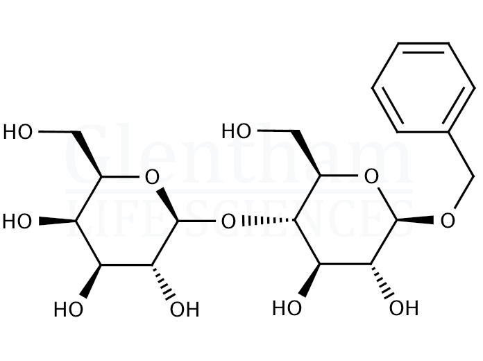 Large structure for  Benzyl 4-O-β-D-galactopyranosyl-β-D-glucopyranoside  (18404-72-3)