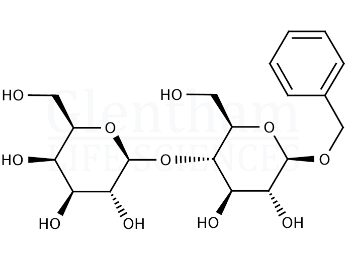 Structure for  Benzyl 4-O-β-D-galactopyranosyl-β-D-glucopyranoside  (18404-72-3)