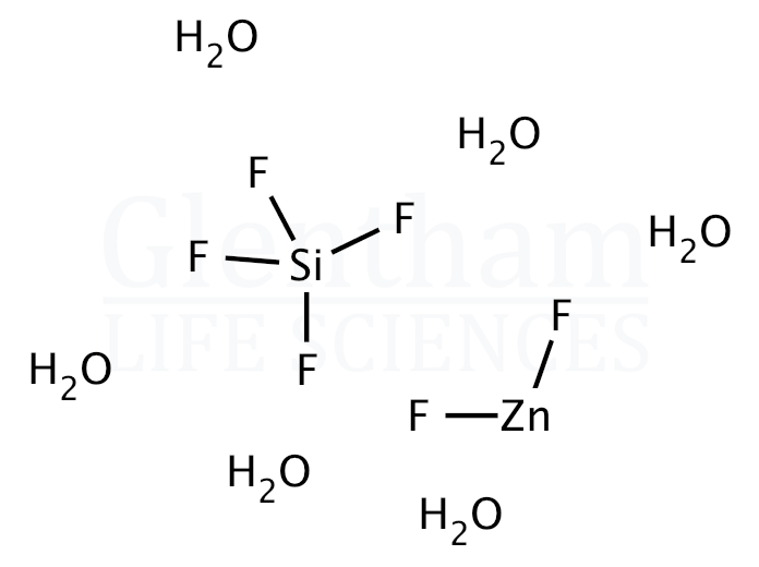 Structure for Zinc hexafluorosilicate hydrate, 98%
