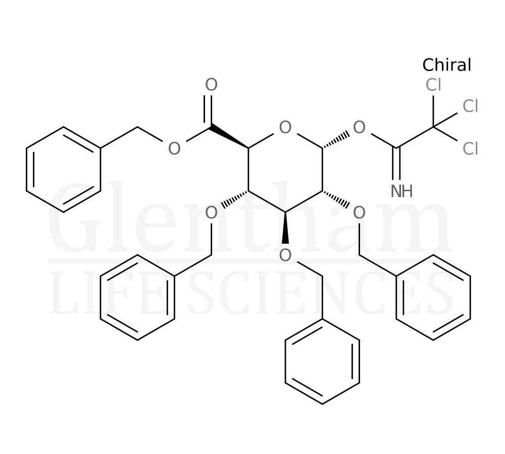 2,3,4-Tri-O-benzyl-a-D-glucuronide benzyl ester trichloroacetimidate Structure