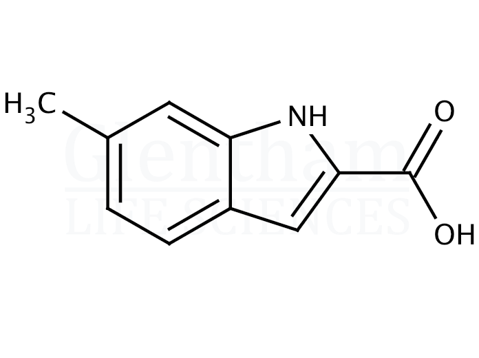 6-Methylindole-2-carboxylic acid Structure