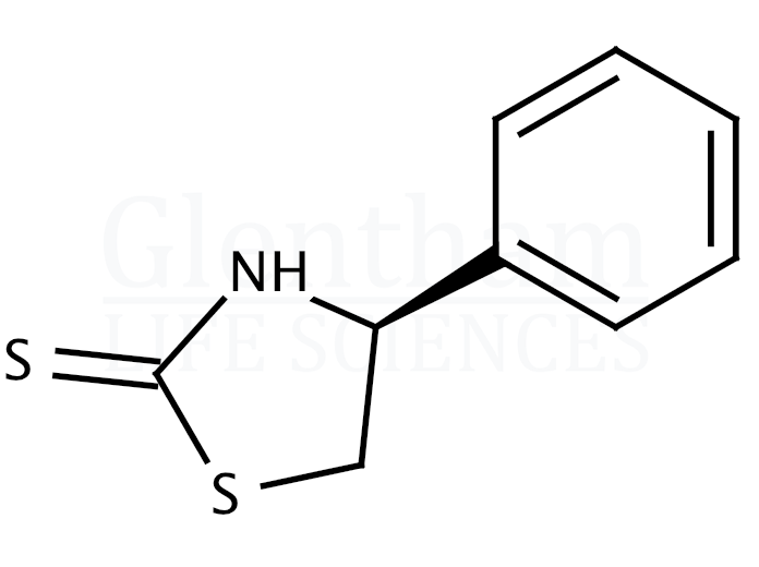 (R)-(-)-4-Phenyl-1,3-thiazolidine-2-thione Structure