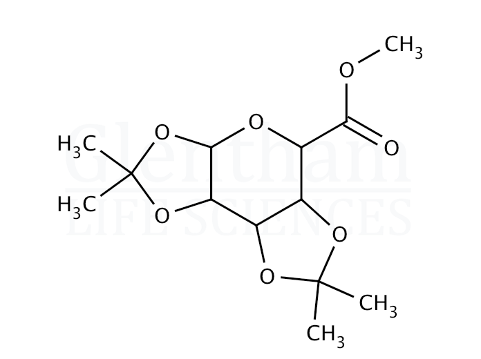 1,2:3,4-Di-O-isopropylidene-a-D-galacturonide methyl ester Structure