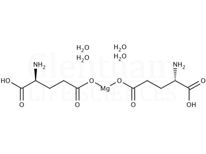 Structure for L-Glutamic acid hemimagnesium salt tetrahydrate   