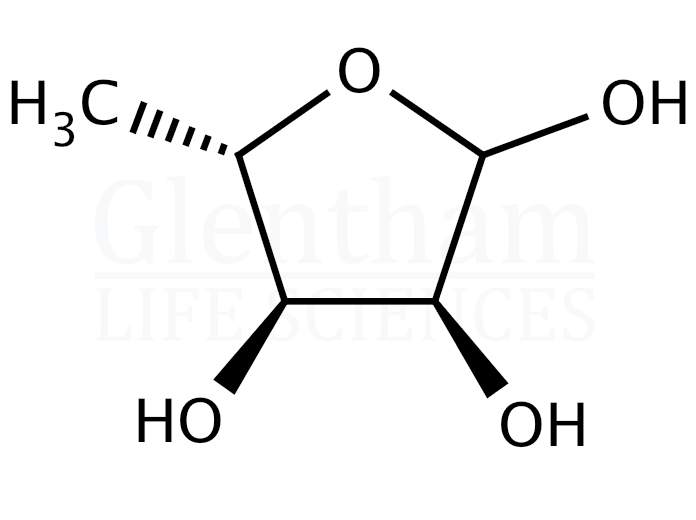 Structure for  5-Deoxy-L-ribose  (18555-65-2)