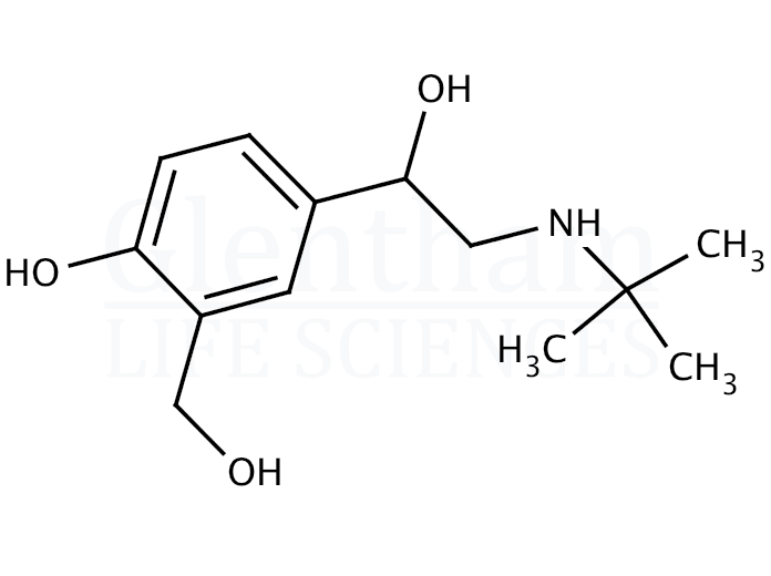 Structure for Salbutamol (18559-94-9)