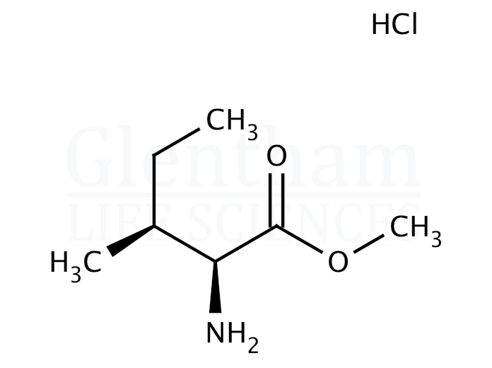 L-Isoleucine methyl ester hydrochloride Structure