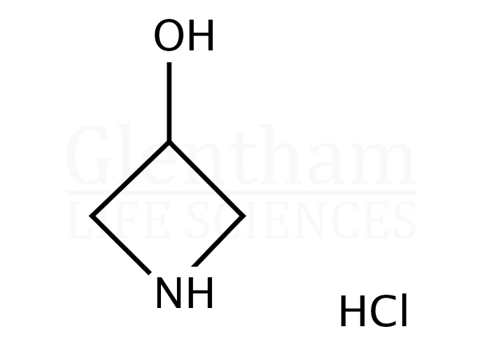 Azetidin-3-ol hydrochloride salt Structure