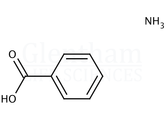 Structure for Benzoic acid ammonium salt