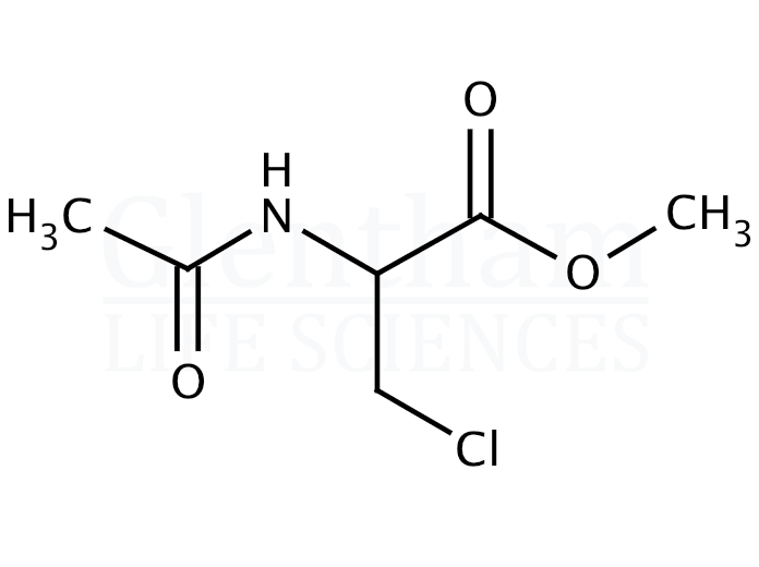 L-N-Acetyl-β-chloroalanine methyl ester Structure