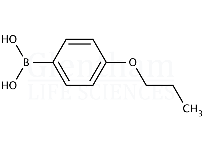 Structure for 4-Propoxyphenylboronic acid